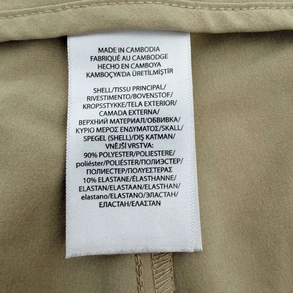 Polo Ralph Lauren Mens 38 Performance Golf Shorts Tan Khaki Stretch Flat Front
